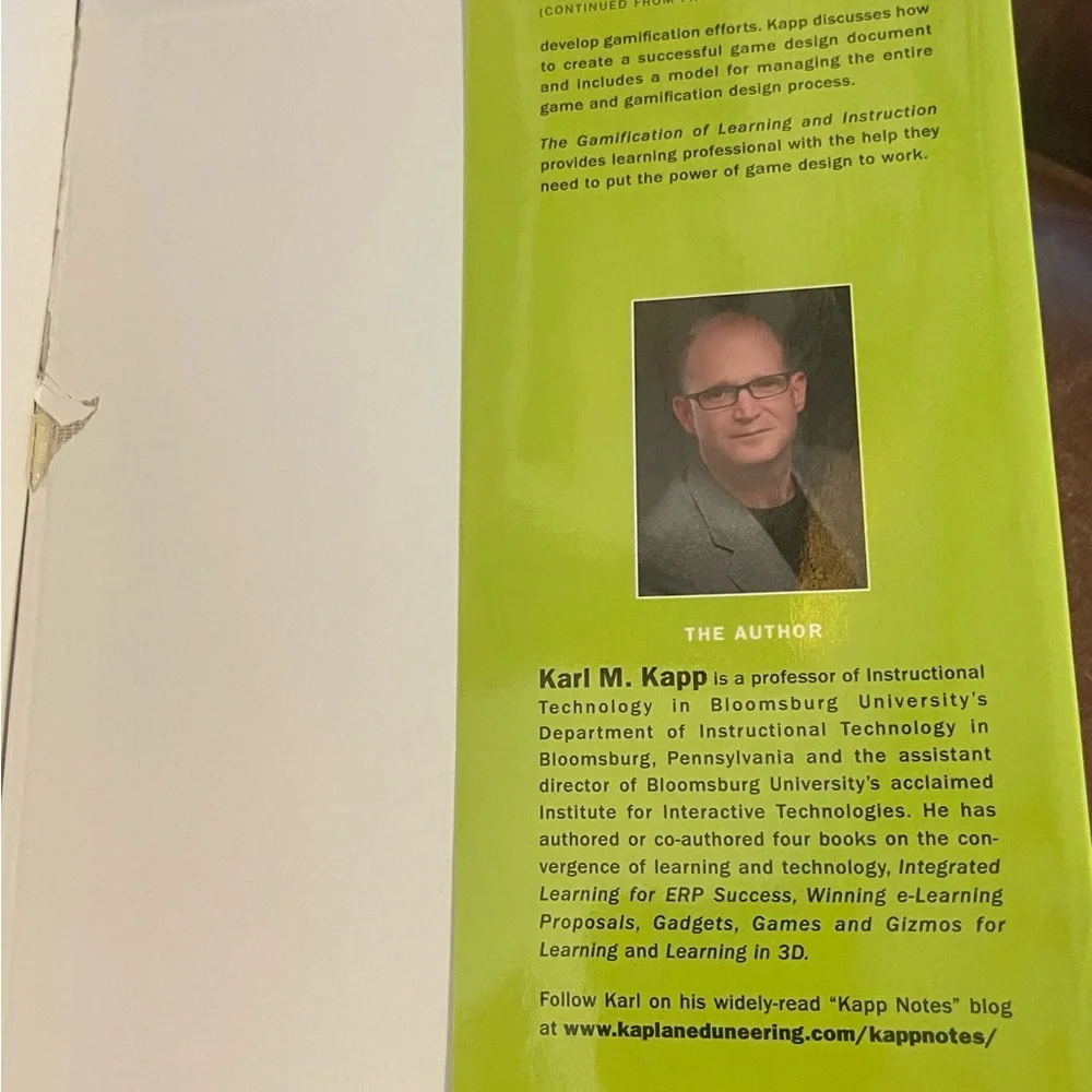 Gamification of Learning and Instruction by Karl M. Kapp